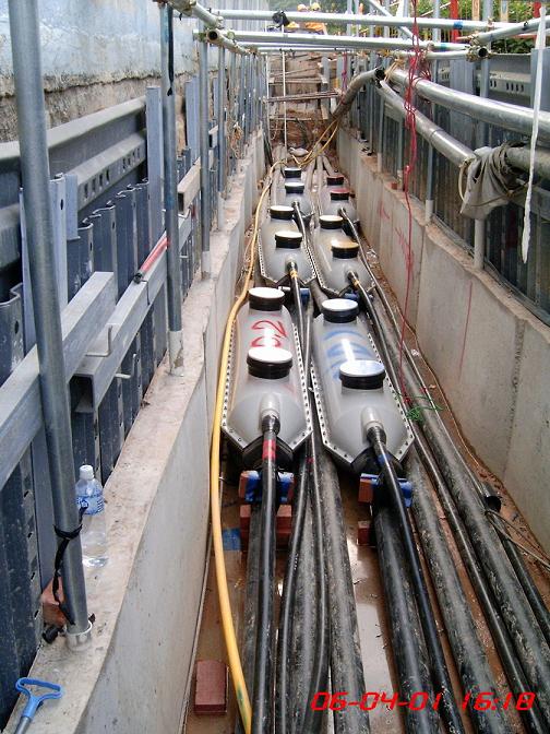 132kV XLPE Cables Pre-moulded Jointing